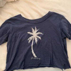Small blue Billabong crop top.